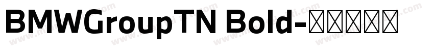 BMWGroupTN Bold字体转换